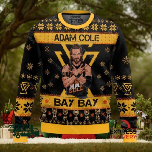 Adam Cole Bay Bay Adam Cole Ugly Christmas Sweater