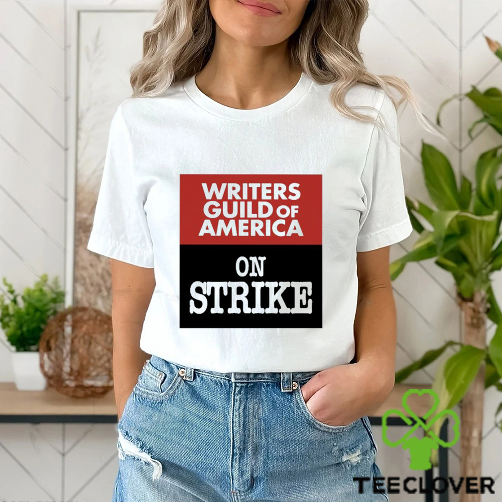 Adam Conover Writers Guild Of America On Strike Shirt Adam Conover Writers Guild Of America On Strike Shirt
