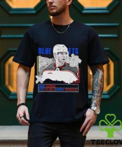 Adam Fantilli Columbus Blue Jackets Ice Hockey Player Information Paper Shirt