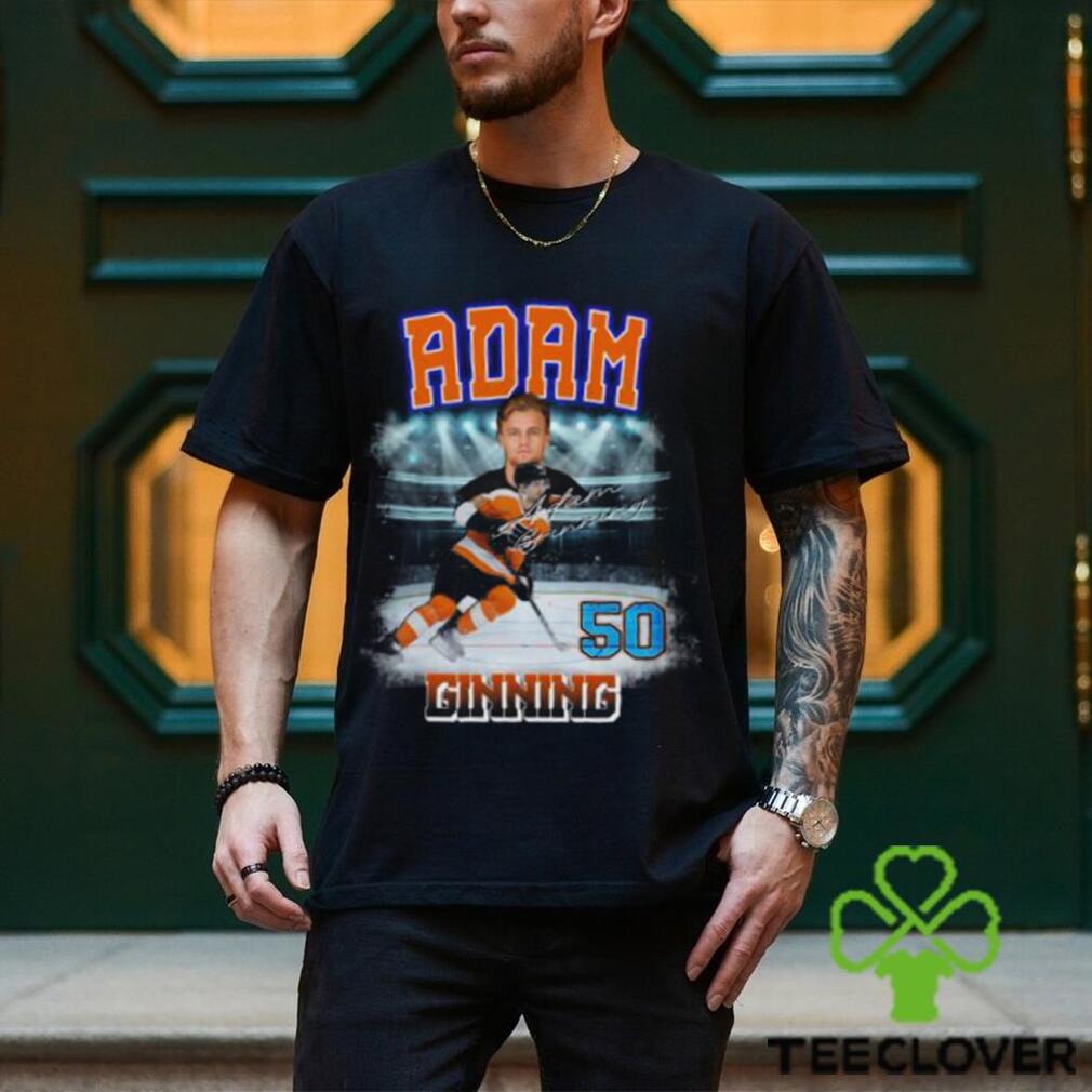 Adam Ginning Swedish ice hockey defenceman who currently Philadelphia Flyers T Shirt Adam Ginning Swedish ice hockey defenceman who currently Philadelphia Flyers T Shirt