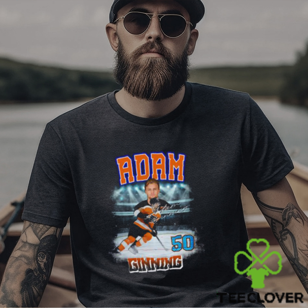 Adam Ginning Swedish ice hockey defenceman who currently Philadelphia Flyers T Shirt Adam Ginning Swedish ice hockey defenceman who currently Philadelphia Flyers T Shirt