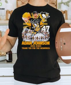 Adam Johnson 1994 2023 Pittsburgh Penguins Thank You For The Memories T Shirt
