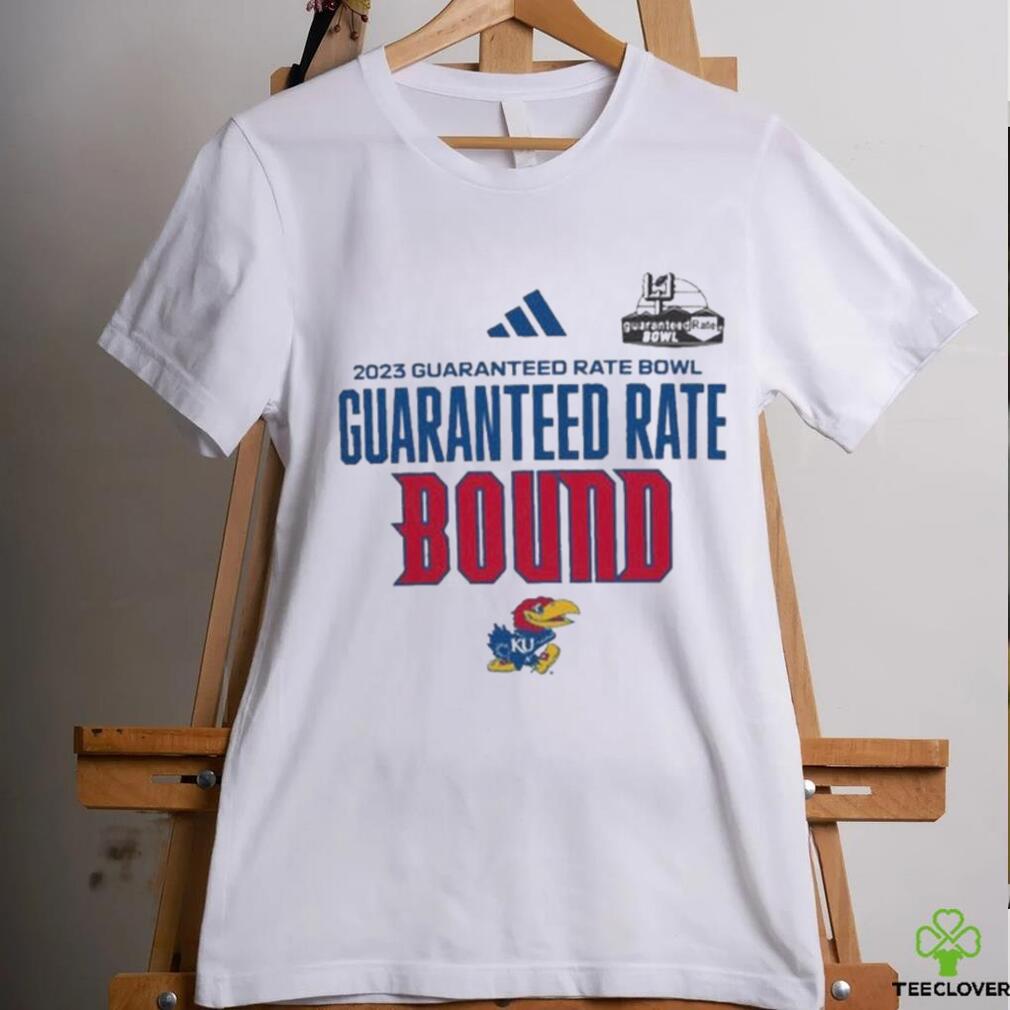Adidas 2023 Guaranteed Rate Bowl Kansas Jayhawks Shirt Adidas 2023 Guaranteed Rate Bowl Kansas Jayhawks Shirt