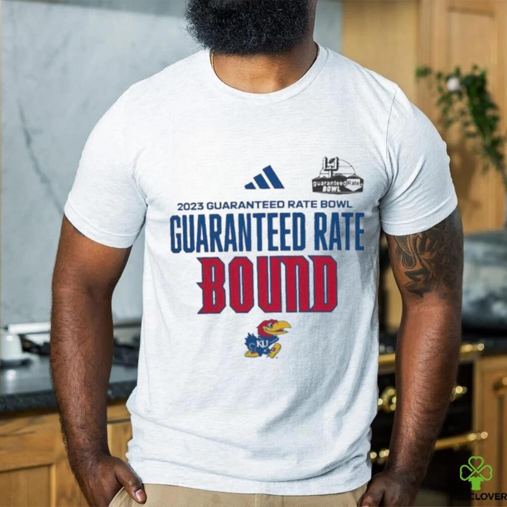 Adidas 2023 Guaranteed Rate Bowl Kansas Jayhawks Shirt Adidas 2023 Guaranteed Rate Bowl Kansas Jayhawks Shirt