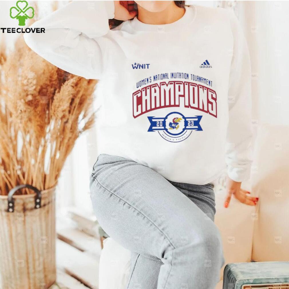 Adidas Kansas Jayhawks White 2023 Women’s Basketball Nit Champions Shirt Adidas Kansas Jayhawks White 2023 Women’s Basketball Nit Champions Shirt