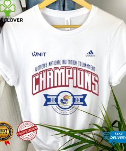 Adidas Kansas Jayhawks White 2023 Women’s Basketball Nit Champions Shirt 2 Adidas Kansas Jayhawks White 2023 Women’s Basketball Nit Champions Shirt