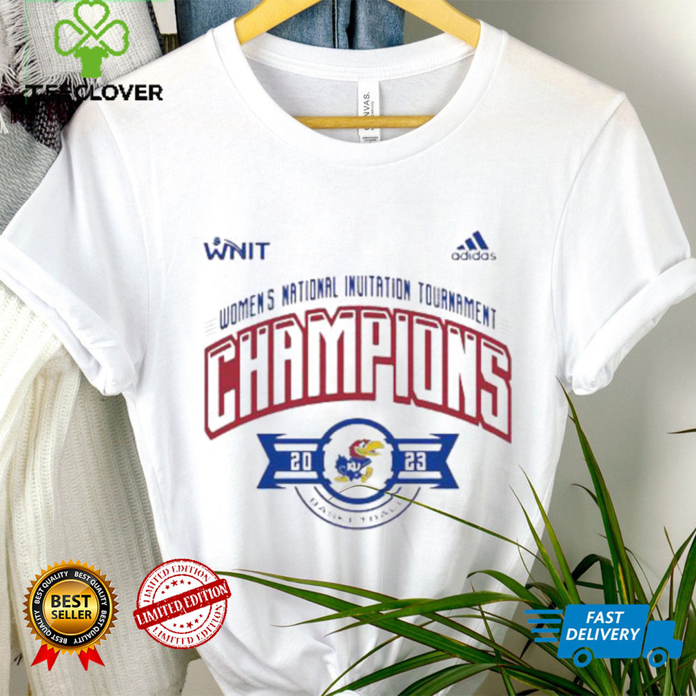 Adidas Kansas Jayhawks White 2023 Women’s Basketball Nit Champions Shirt Adidas Kansas Jayhawks White 2023 Women’s Basketball Nit Champions Shirt