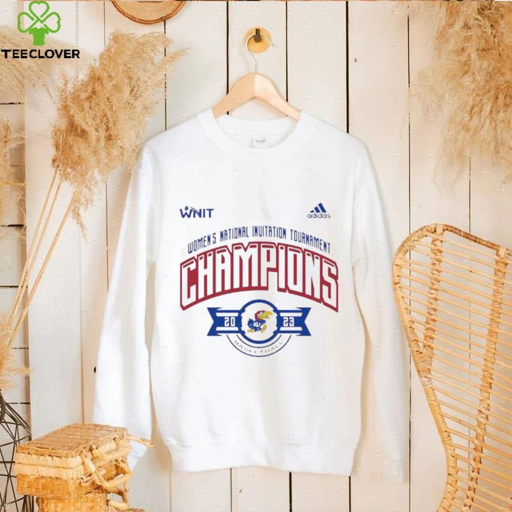 Adidas Kansas Jayhawks White 2023 Women’s Basketball Nit Champions Shirt Adidas Kansas Jayhawks White 2023 Women’s Basketball Nit Champions Shirt