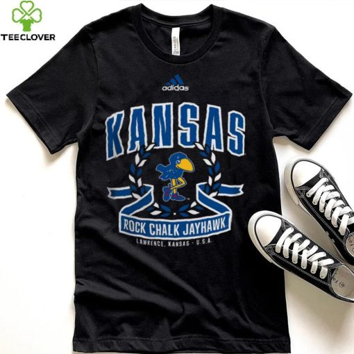 Adidas Men’s Kansas Jayhawks Black Class Dismissed T Shirt