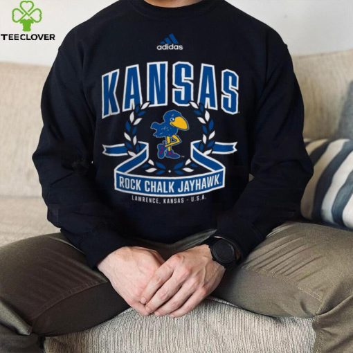Adidas Men’s Kansas Jayhawks Black Class Dismissed T Shirt