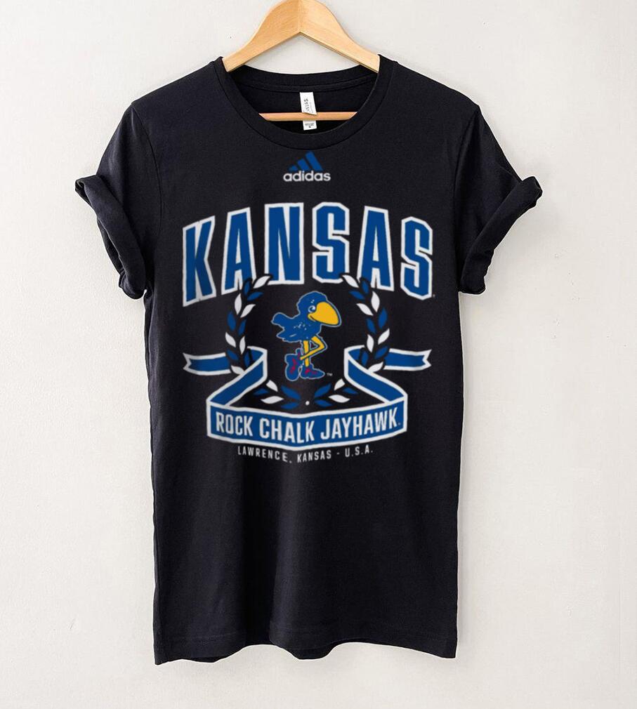 Adidas Men’s Kansas Jayhawks Black Class Dismissed T Shirt Adidas Men’s Kansas Jayhawks Black Class Dismissed T Shirt
