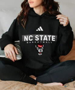 Adidas Red NC State Wolfpack Locker On Court In The Fade Pregame AEROREADY T Shirt