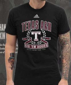 Adidas Texas A&M Aggies Black Class Dismissed T Shirt