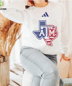 Adidas Texas A&M Aggies White Flag T Shirt 1 Adidas Texas A&M Aggies White Flag T Shirt