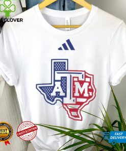 Adidas Texas A&M Aggies White Flag T Shirt 2 Adidas Texas A&M Aggies White Flag T Shirt