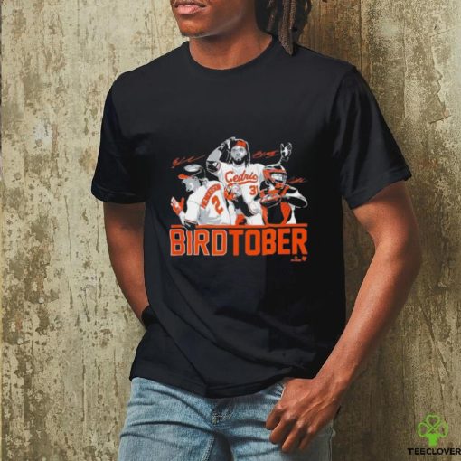 Adley Rutschman Gunnar Henderson & Cedric Mullins Birdtober T Shirt