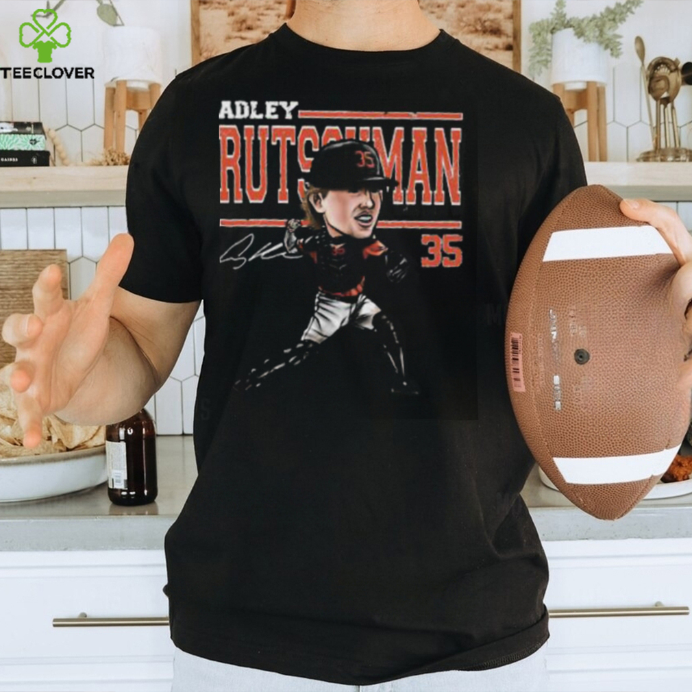 Adley Rutschman Signature American professional baseball catche Baltimore Cartoon T Shirt Adley Rutschman Signature American professional baseball catche Baltimore Cartoon T Shirt