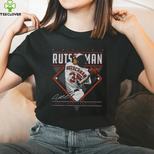 Adley Rutschman Signature American professional baseball catcher Baltimore Diamond Name T Shirt