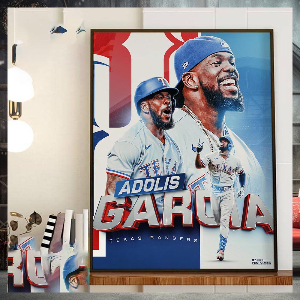 Adolis Garcia Grand Slam in MLB Postseason 2023 Home Decor Poster Canvas Adolis Garcia Grand Slam in MLB Postseason 2023 Home Decor Poster Canvas