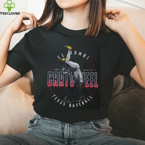 Adolis Garcia Signature Cuban professional baseball outfielder Texas Cartwheel T Shirt