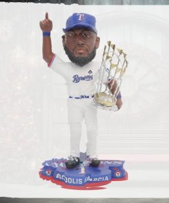 Adolis Garcia Texas Rangers 2023 World Series Champions Bobblehead Ornament