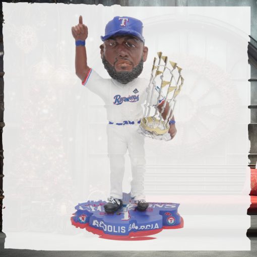 Adolis Garcia Texas Rangers 2023 World Series Champions Bobblehead Ornament