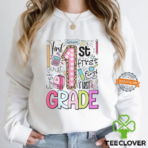 Adorable First Grade Shirt for Girl   Back to School Shirt