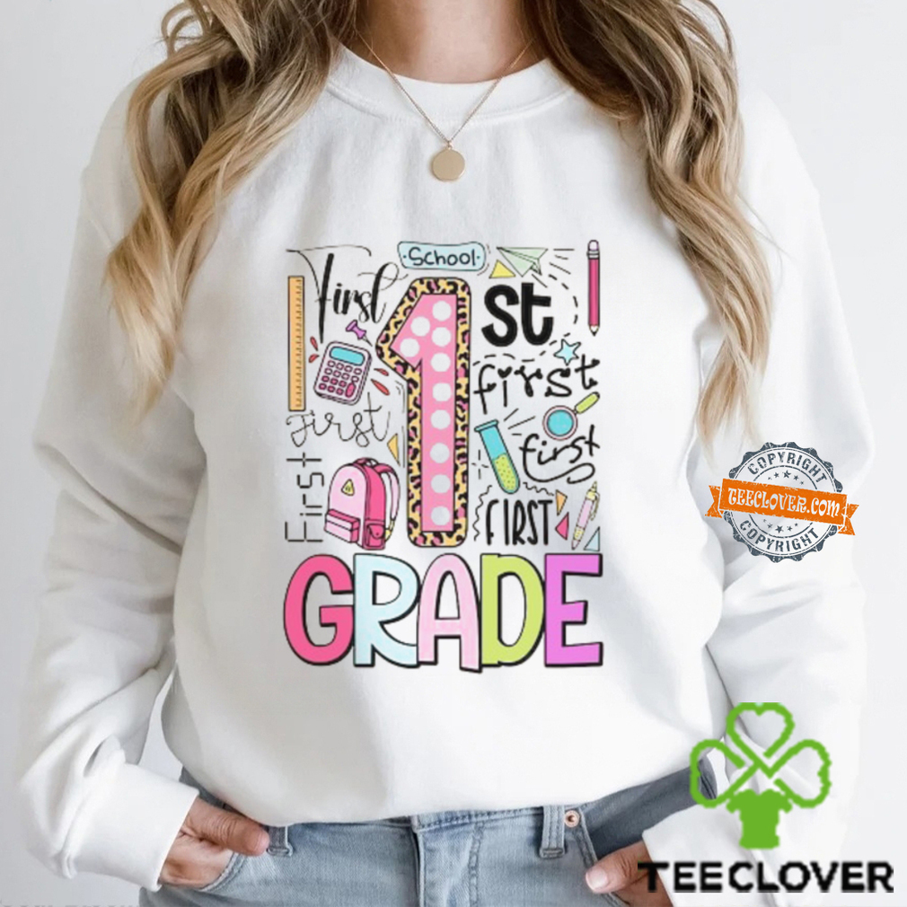 Adorable First Grade Shirt for Girl Back to School Shirt Adorable First Grade Shirt for Girl Back to School Shirt