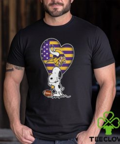 Adorable Snoopy Love Minnesota Vikings NFL Football T Shirt 2 Adorable Snoopy Love Minnesota Vikings NFL Football T Shirt