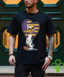 Adorable Snoopy Love Minnesota Vikings NFL Football T Shirt 3 Adorable Snoopy Love Minnesota Vikings NFL Football T Shirt