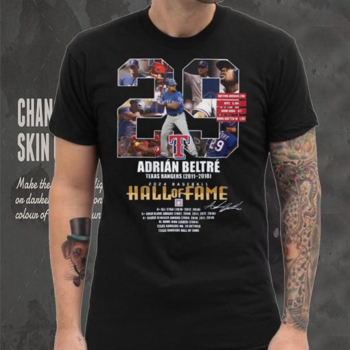 Adrian Beltre 2024 Baseball Hall of Fame Shirt