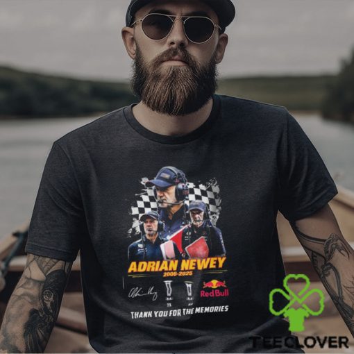 Adrian Newey 2006 2025 Thank You For The Memories T Shirt