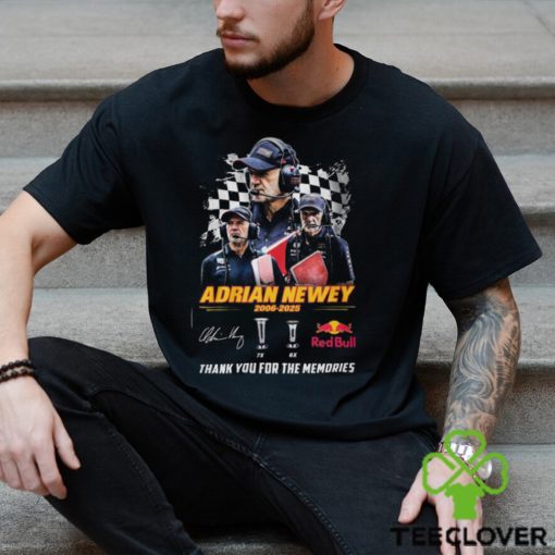 Adrian Newey 2006 2025 Thank You For The Memories T Shirt