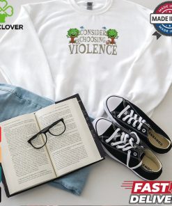 Adrianne Curry Consider Choosing Violence Tee shirt