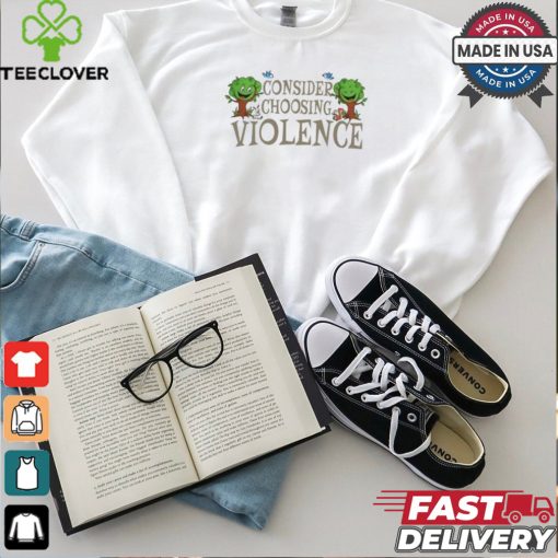 Adrianne Curry Consider Choosing Violence Tee shirt