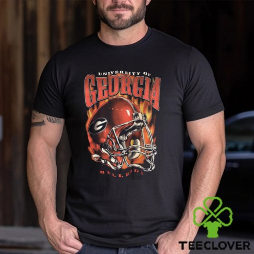 Adult Gildan Brand University Georgia Bulldogs Long Sleeve Graphic T Shirt