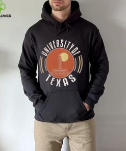 Adult Texas Longhorns Burnt Color Circles T Shirt