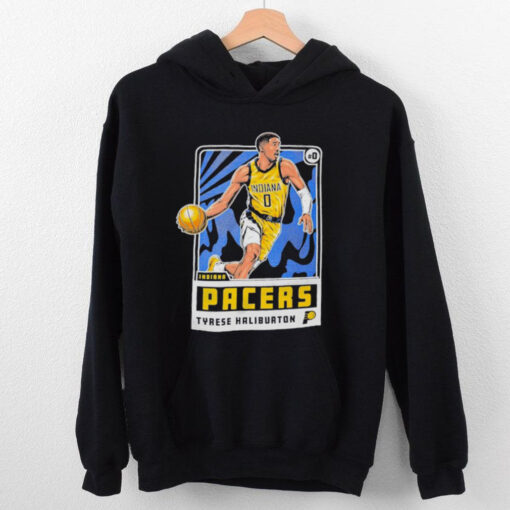 Adult indiana pacers tyrese haliburton player card hoodie, sweater, longsleeve, shirt v-neck, t-shirt