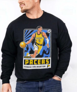 Adult indiana pacers tyrese haliburton player card hoodie, sweater, longsleeve, shirt v-neck, t-shirt