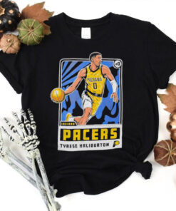 Adult indiana pacers tyrese haliburton player card hoodie, sweater, longsleeve, shirt v-neck, t-shirt