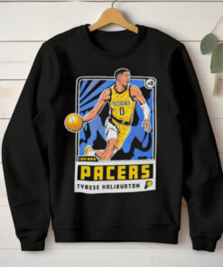 Adult indiana pacers tyrese haliburton player card hoodie, sweater, longsleeve, shirt v-neck, t-shirt