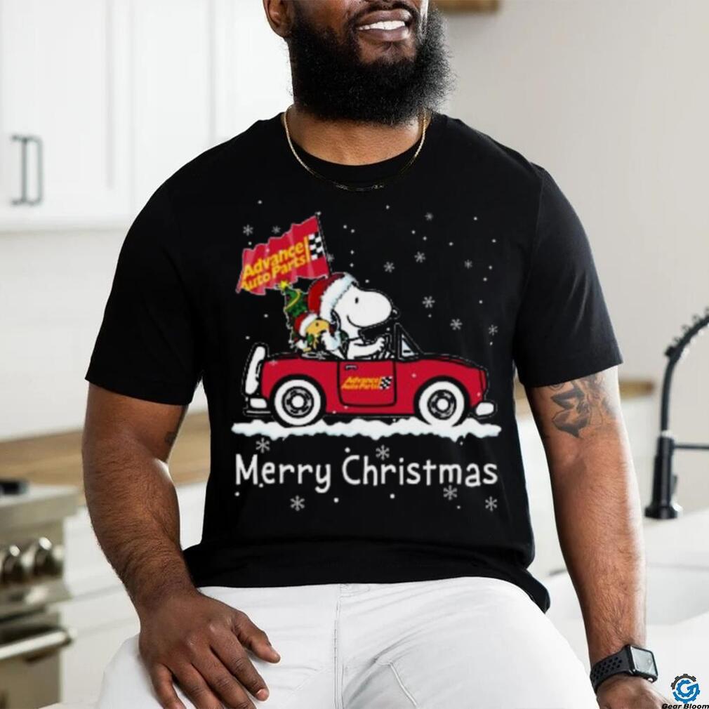 Advance auto parts Snoopy christmas shirt