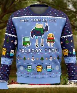 Adventure Time Christmas Time 3D Ugly Christmas Sweater Unisex Christmas Sweater For Men And Women