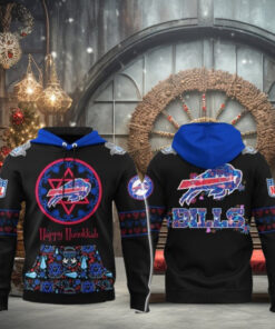 Buffalo Bills Happy Hanukkah Holiday 2024 Hoodie