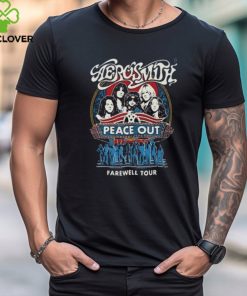 Aerosmith 2023 2024 Peace Out Farewell Music Tour With The Black Crowes Two Sided Unisex T Shirt