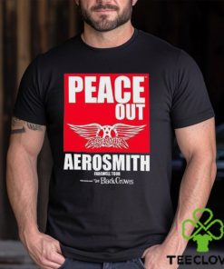Aerosmith 2023 2024 Peace Out Farewell Tour Band Shirt Heavy Metal Vintage Hoodie Unisex