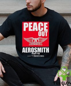 Aerosmith 2023 2024 Peace Out Farewell Tour Band Shirt Heavy Metal Vintage Hoodie Unisex