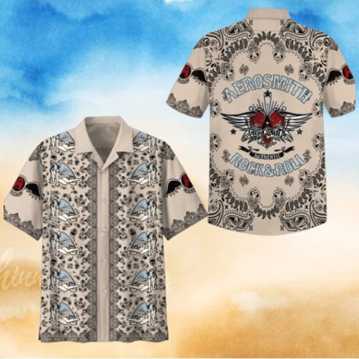 Aerosmith Authentic Rock&Roll Hawaiian Shirt