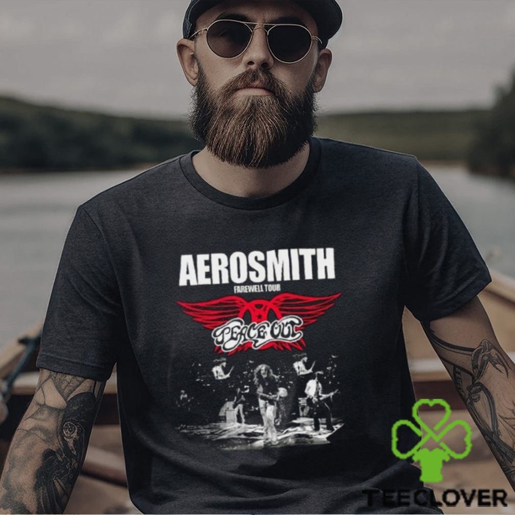 Aerosmith Concert 2023 2024 Peace Out Farewell Tour T Shirt Aerosmith Concert 2023 2024 Peace Out Farewell Tour T Shirt