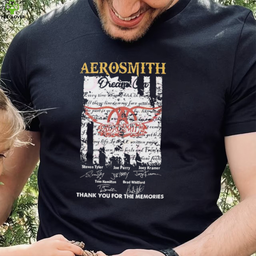 Aerosmith Dream On Lyrics Thank You For The Memories Shirt